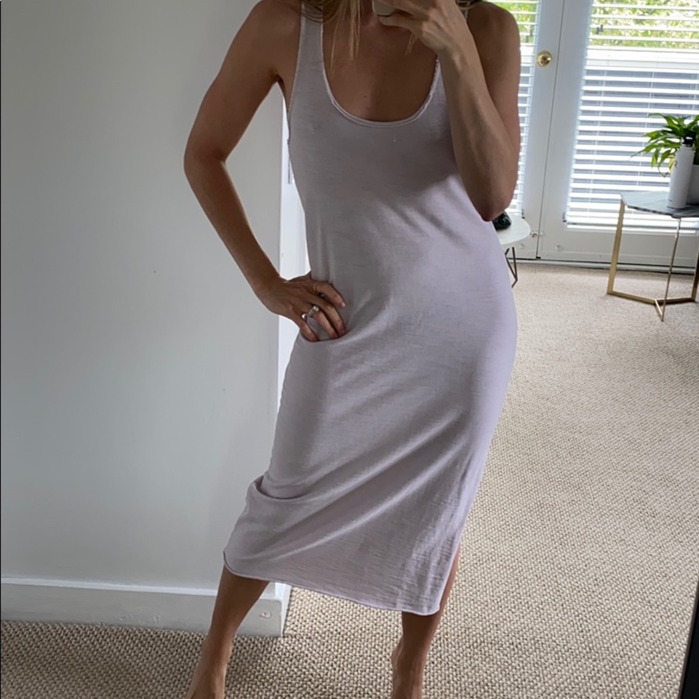 Nation LTD Peruvian cotton tank midi dress